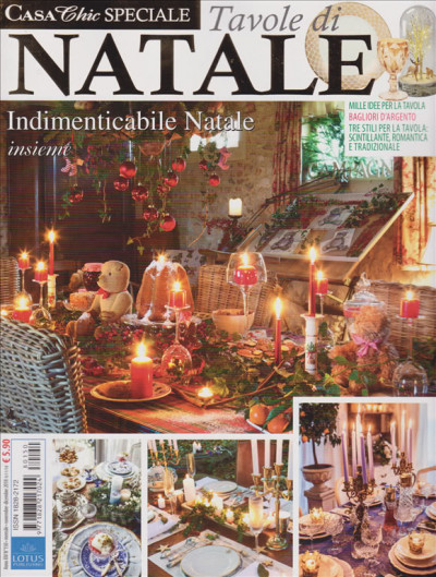 Natale Immagini 400 X 150.Casa Chic Speciale Tavole Di Natale N 150 Mensile Novembre Dicembre 2018 Edicola Shop