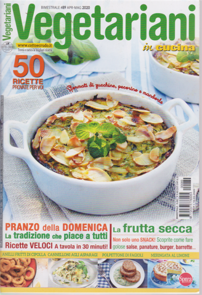 Vegetariani In Cucina N 89 Bimestrale Aprile Maggio 2020 Edicola Shop