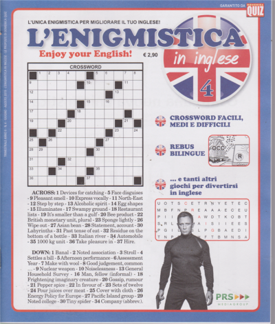 L Enigmistica In Inglese N 4 Trimestrale Giugno Agosto 19 Edicola Shop