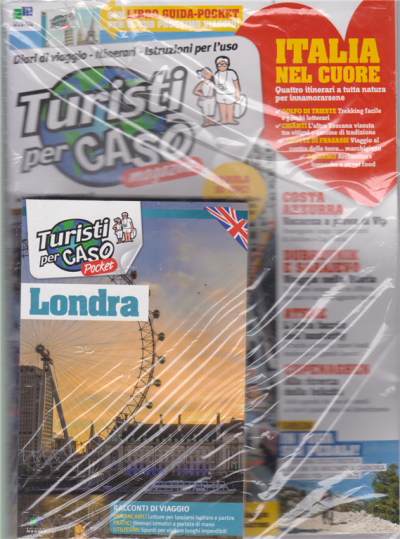Turisti X Caso magazine Gold - n. 137 - luglio 2019 - mensile - + il libro  guida-pocket per il tuo prossimo viaggio!Londra EDICOLA SHOP