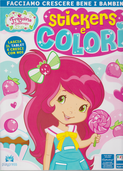 Fragolina Dolcecuore Stickers E Colori N 32 Marzo Aprile 2019 Bimestrale Edicola Shop
