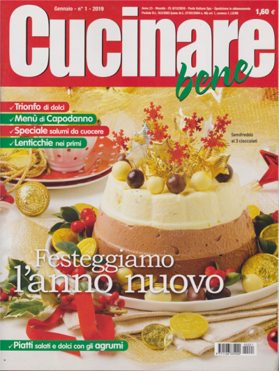 Cucinare Bene N 1 Gennaio 2019 Mensile Edicola Shop